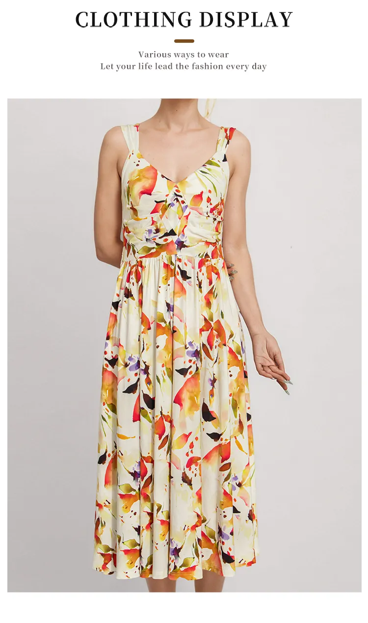 Vestidos para niñas vestidos florales casuales para mujeres