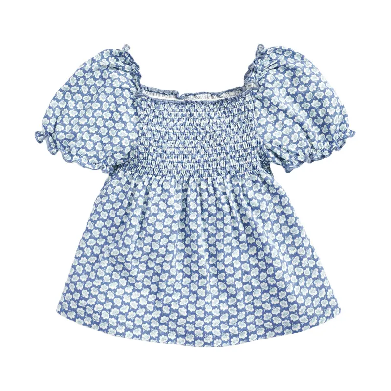 Diseño de vestido de alta calidad para niñas, ropa infantil con estampado colorido, vestido de fiesta elegante