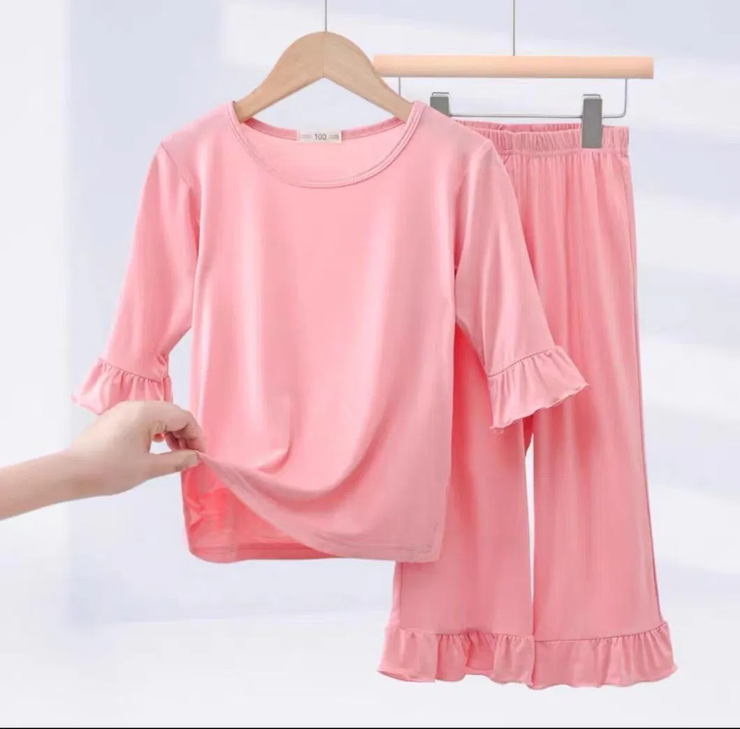 Venta de verano de ropa casual para niños, conjuntos de ropa sólida