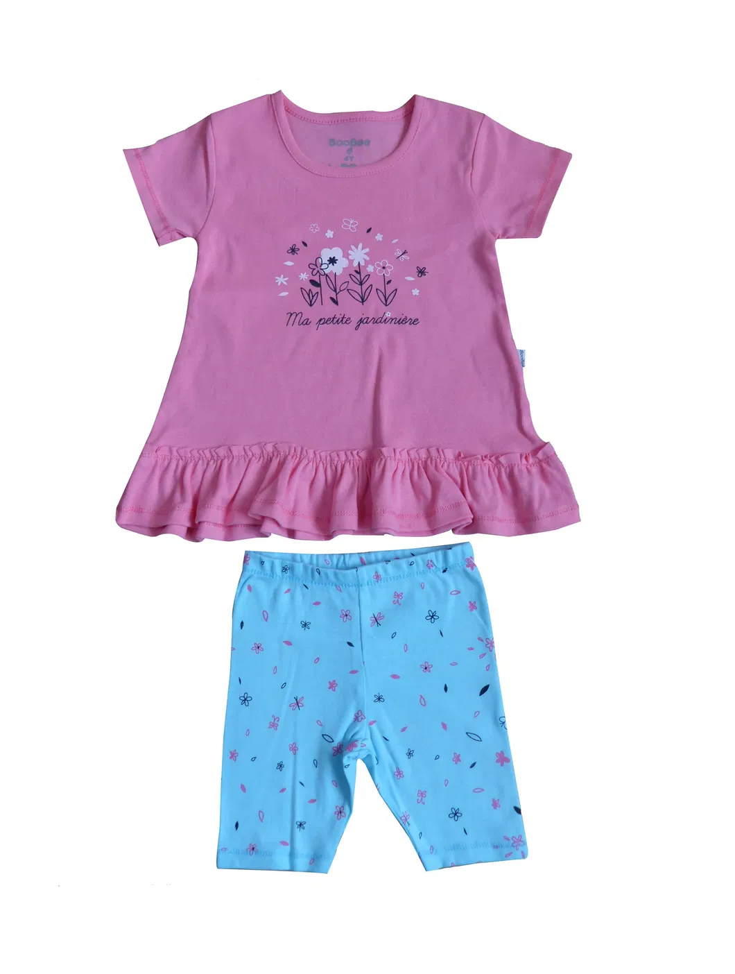 Ropa de jardín de infantes de algodón 100% con estilo para niños pequeños