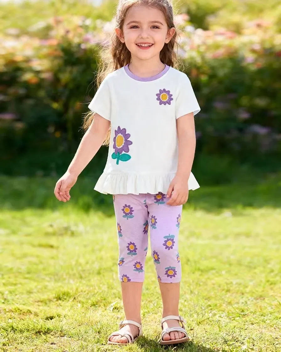 Fabricante OEM al por mayor 3-9 años ropa infantil ropa de bebé conjunto de ropa para niños