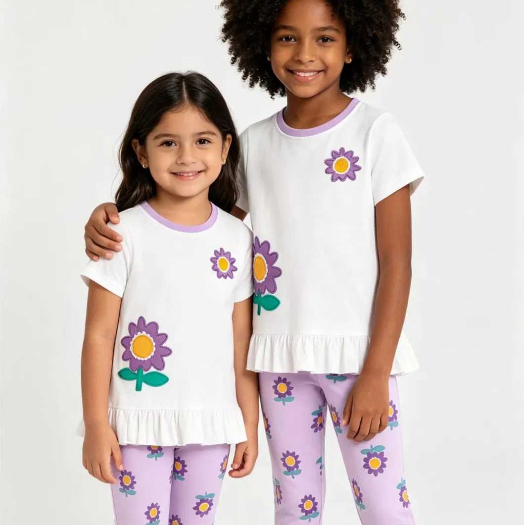 Fabricante OEM al por mayor 3-9 años ropa infantil ropa de bebé conjunto de ropa para niños