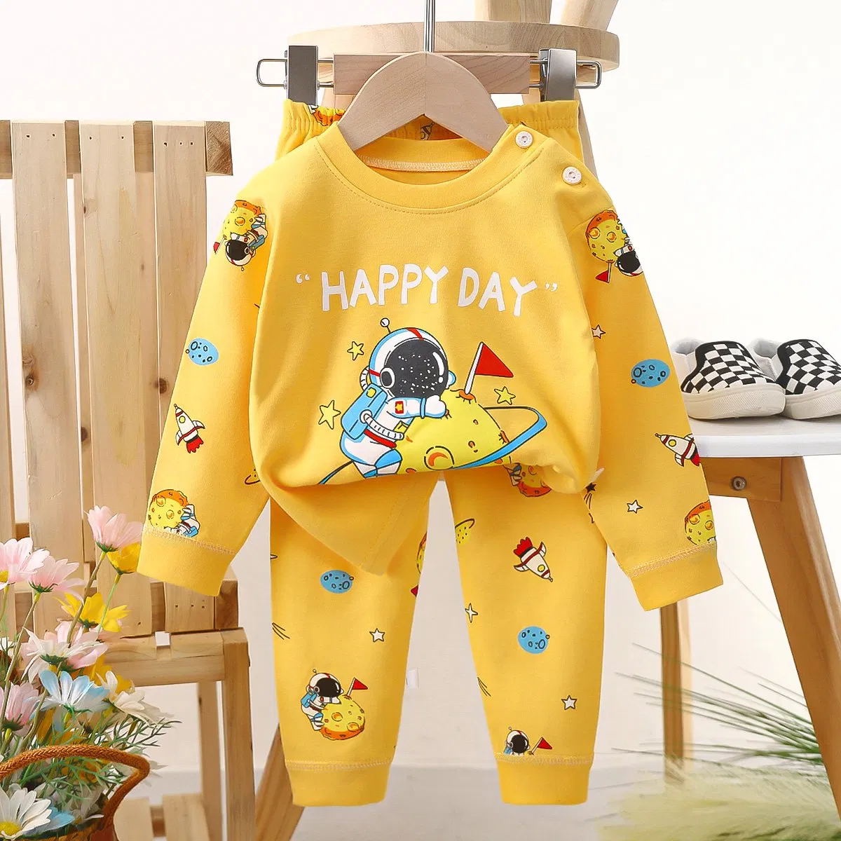 Conjunto Térmico Infantil Temático de Otoño de Tractor