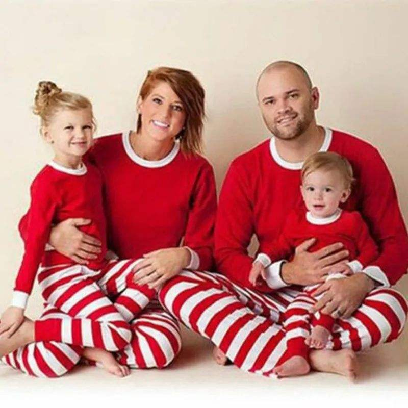 Conjunto de Pijamas de Navidad para la Familia Pijamas a Juego para Niños y Niñas Pijamas de Dormir para Niños Regalo Familiar 2024
