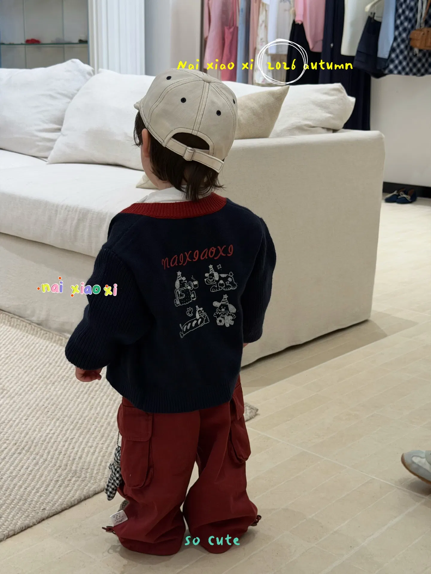 Ropa de otoño para niños con abrigo