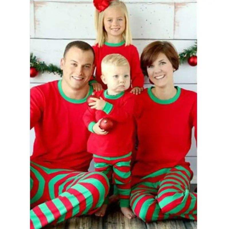 Conjunto de Pijamas de Navidad para la Familia Pijamas a Juego para Niños y Niñas Pijamas de Dormir para Niños Regalo Familiar 2024