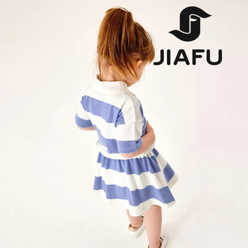 Conjunto personalizado de alta calidad para niños; traje deportivo para niñas, conjunto de juego para bebés - camiseta + vestido