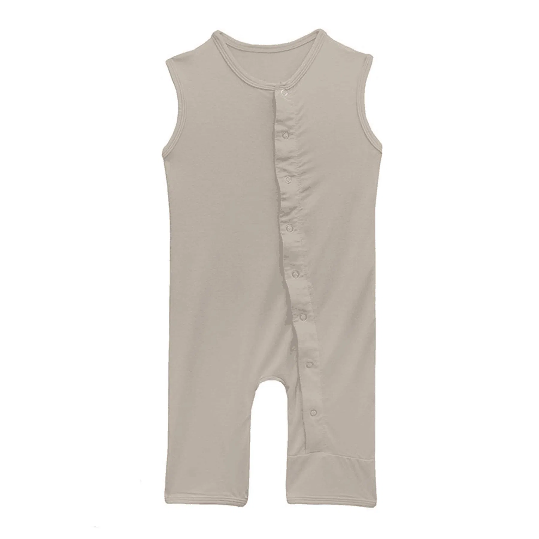 Ropa infantil hecha a medida, mono ecológico sin mangas para verano, prenda de una pieza para niños