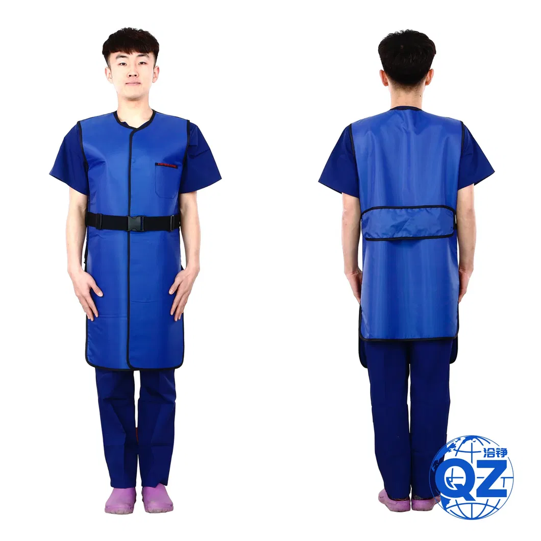 Traje de plomo dividido del fabricante Ropa protectora de rayos X Abrigo de gel de plomo Uso inverso Suministros protectores de radiología dental