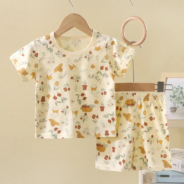 Ropa infantil ligera de verano hecha a medida en algodón 100% de clase A en varios colores para recién nacidos