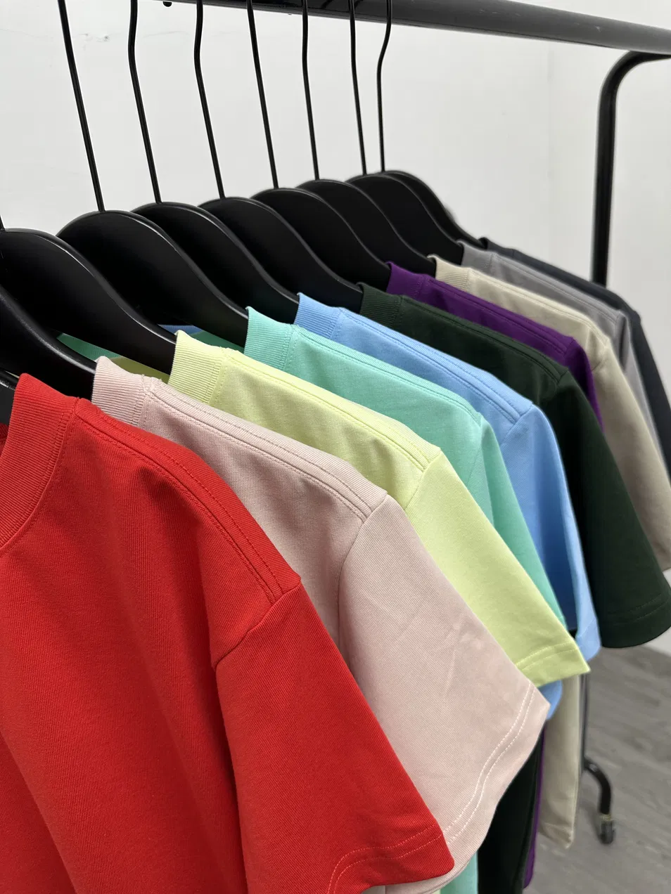 Ropa infantil de gran tamaño en color sólido impreso, 100% algodón orgánico