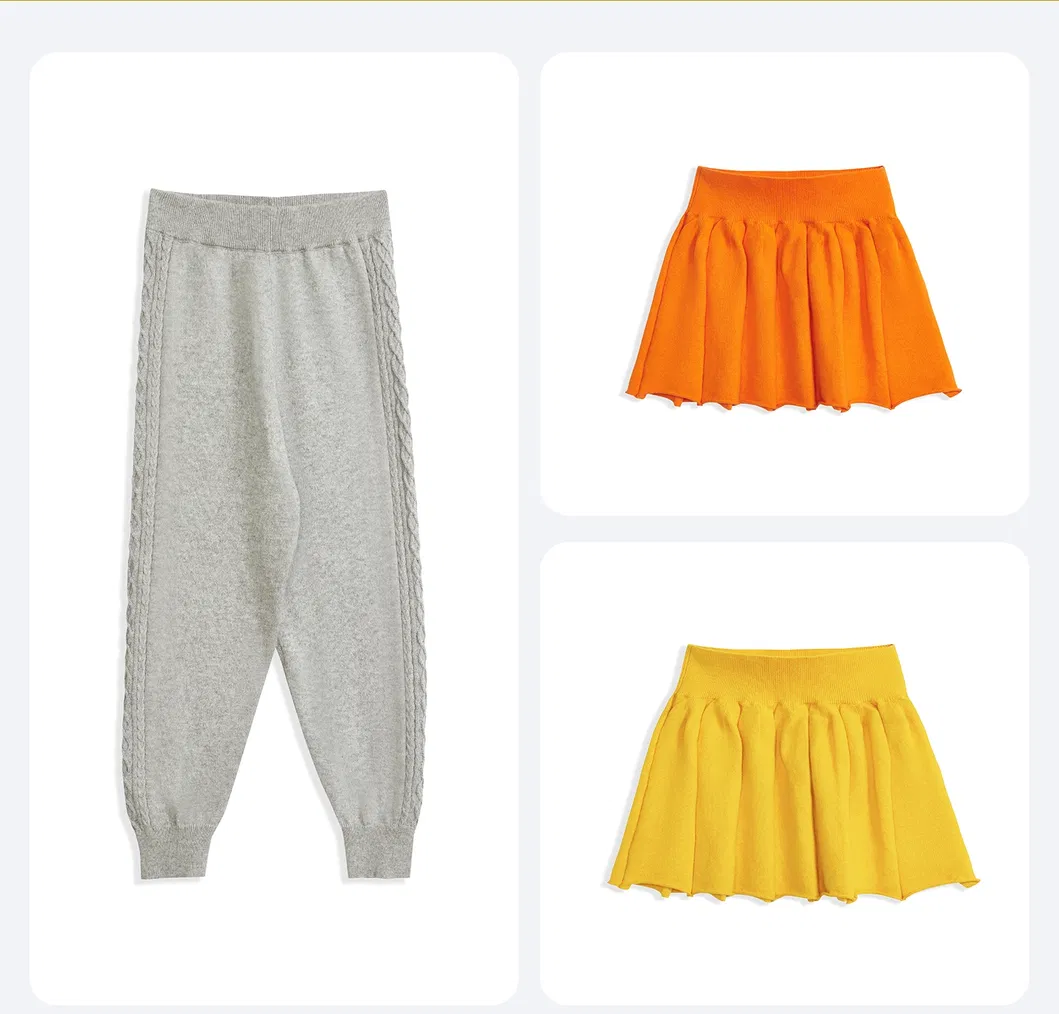 Detalle de pantalón de cachemira para niños