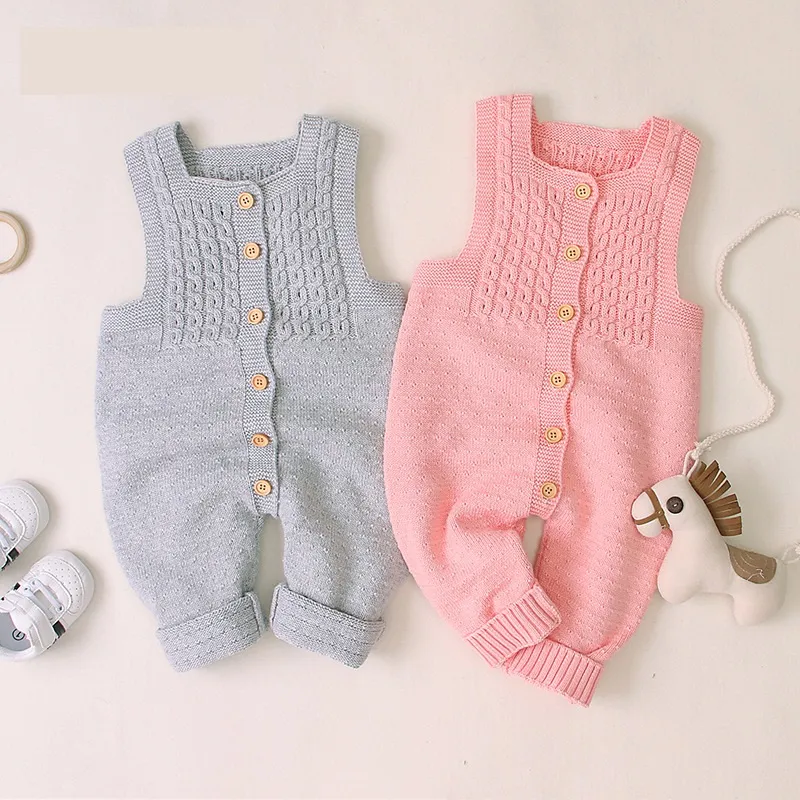 Ropa de bebé de muselina, mono sin mangas para bebés, jumpsuit de algodón orgánico para niños, ropa de bebé con botones