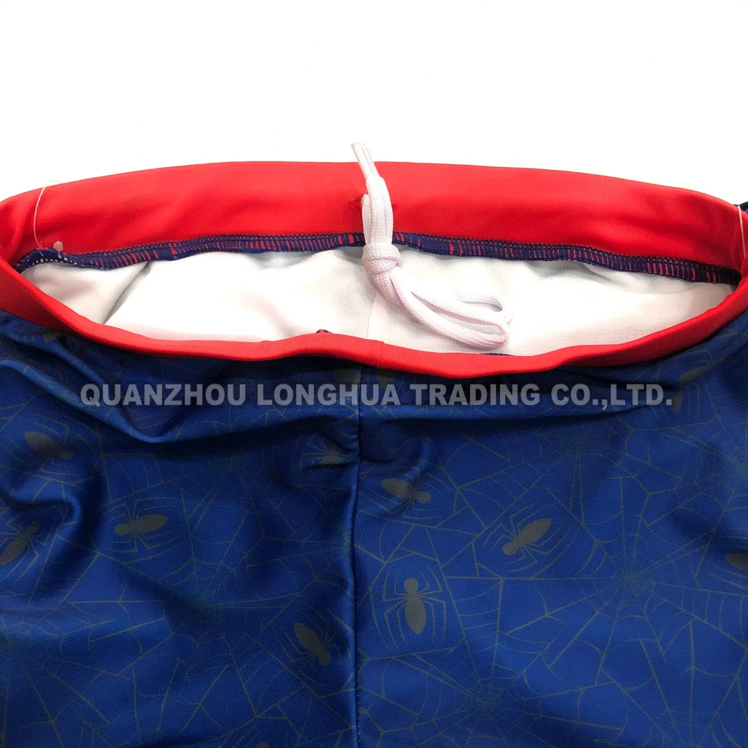 Conjunto de bañador para niño con camiseta de manga larga y estampado