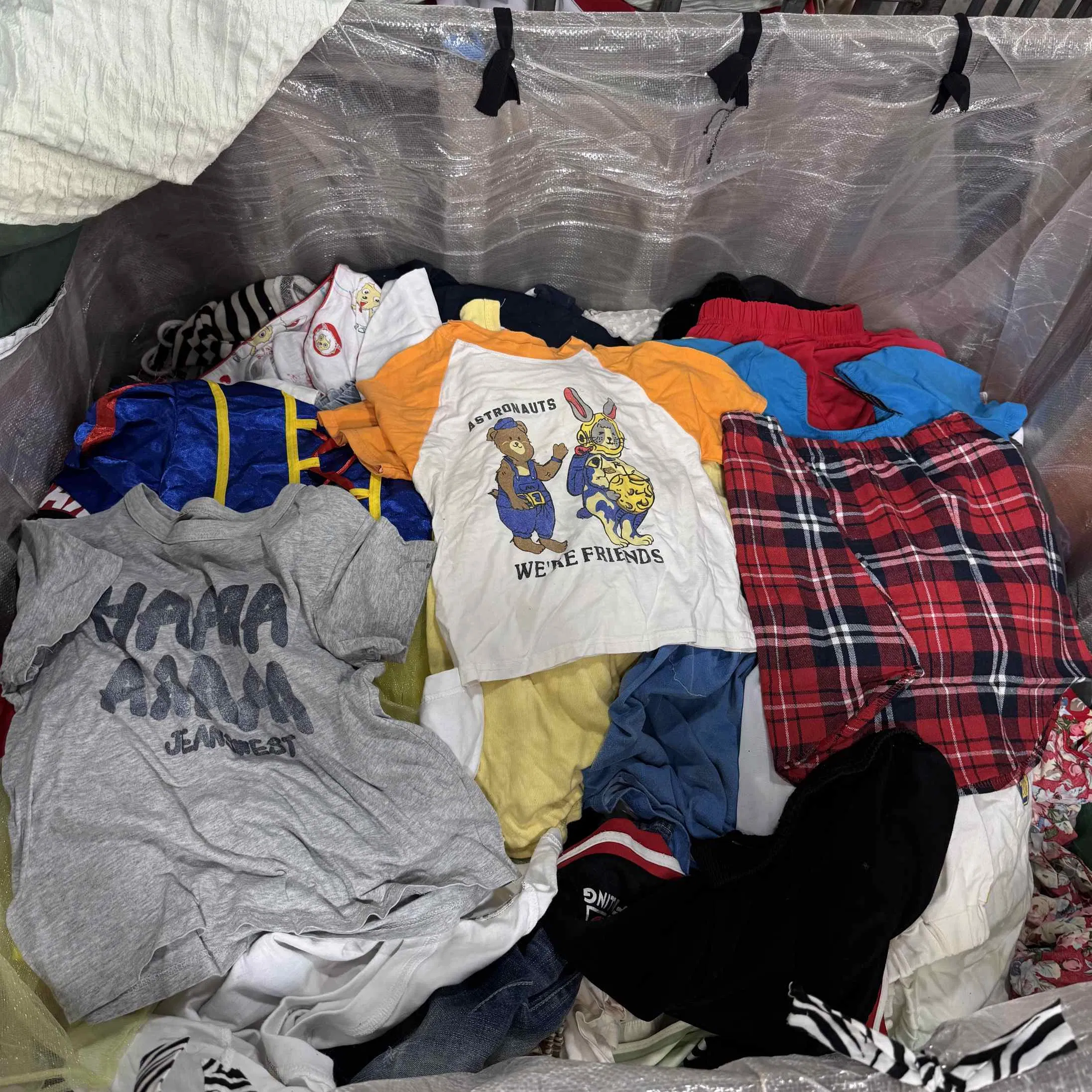Ropa de verano para niños, fardos de ropa usada, ropa de segunda mano para bebés