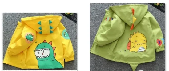 Chaqueta abrigo para bebés y niños, primavera y otoño, sudaderas de dibujos animados adorables, ropa exterior para niños