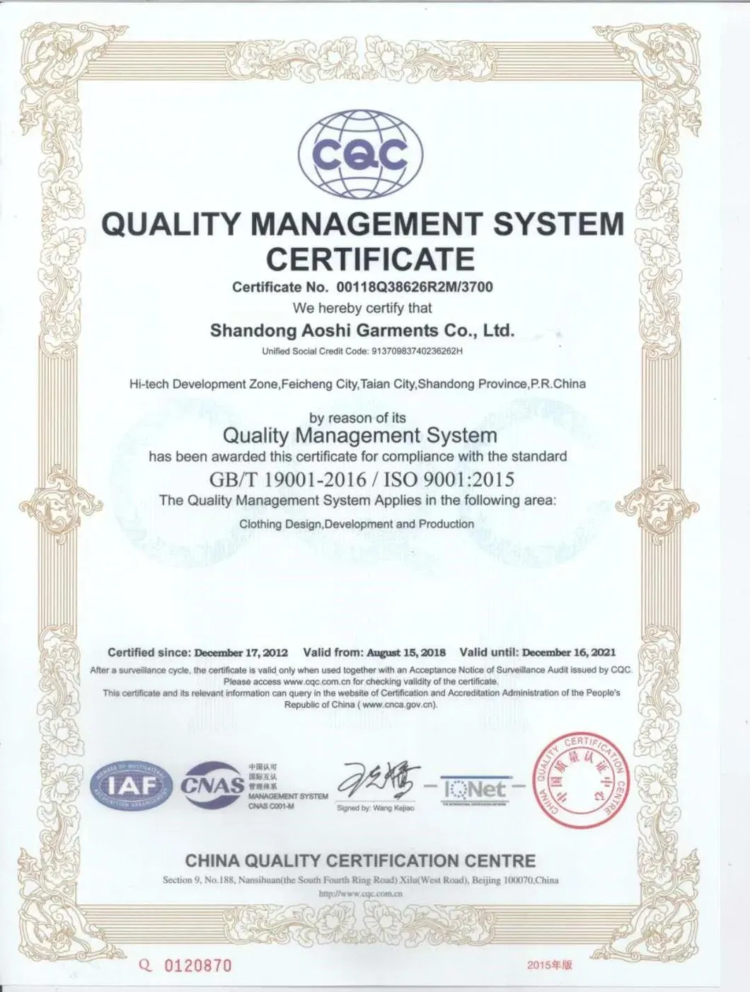 Certificado 2