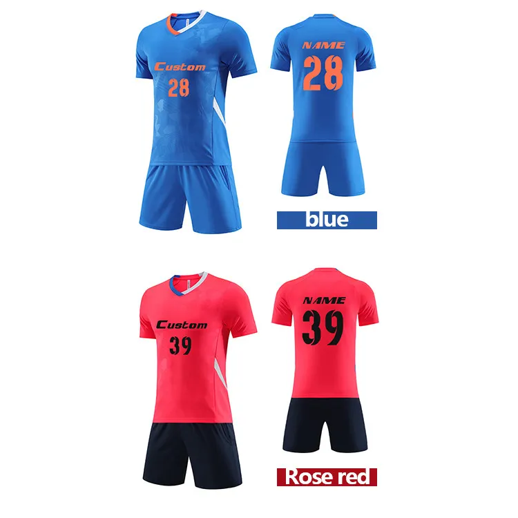 Ropa deportiva personalizada para fútbol, secado rápido, entrenamiento de partidos para niños y adultos