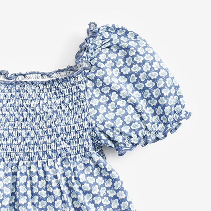 Diseño de vestido de alta calidad para niñas, ropa infantil con estampado colorido, vestido de fiesta elegante