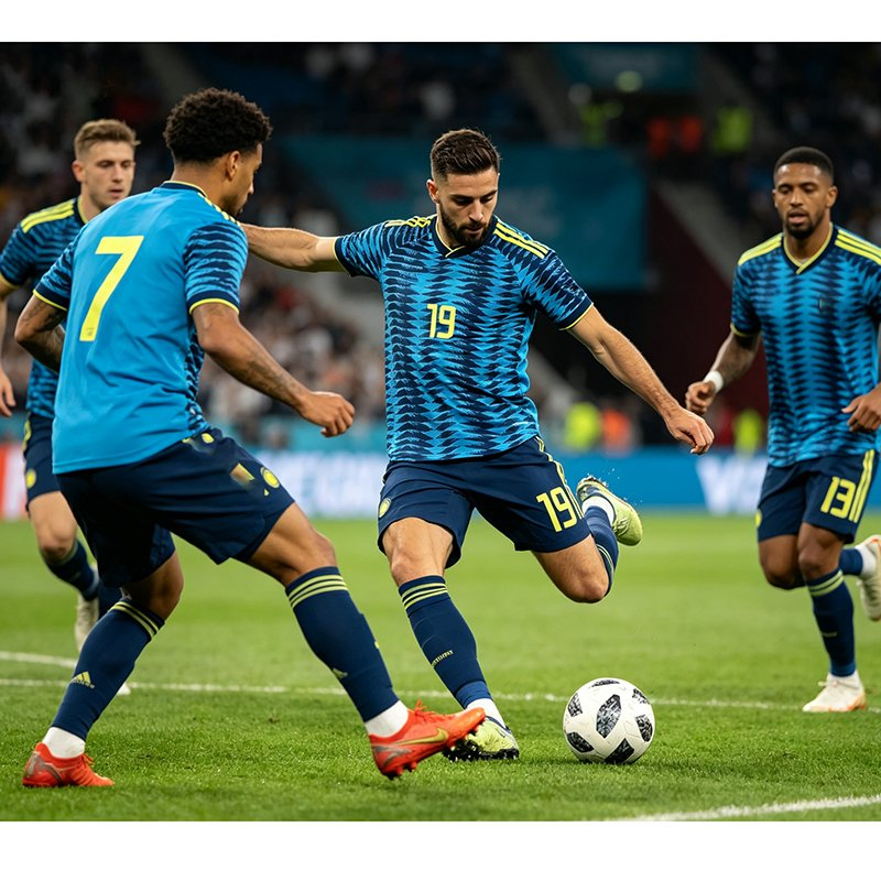 2026 Camiseta de fútbol tailandesa de alta calidad de Colombia, camiseta de verano para hombres, conjunto de ropa deportiva de tallas grandes, chándal al por mayor para hombres