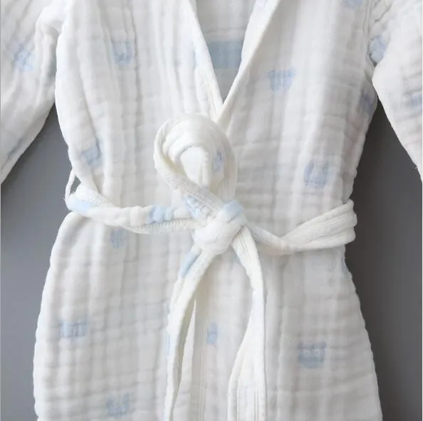 6 Pijamas de algodón muselina para niños ropa de noche