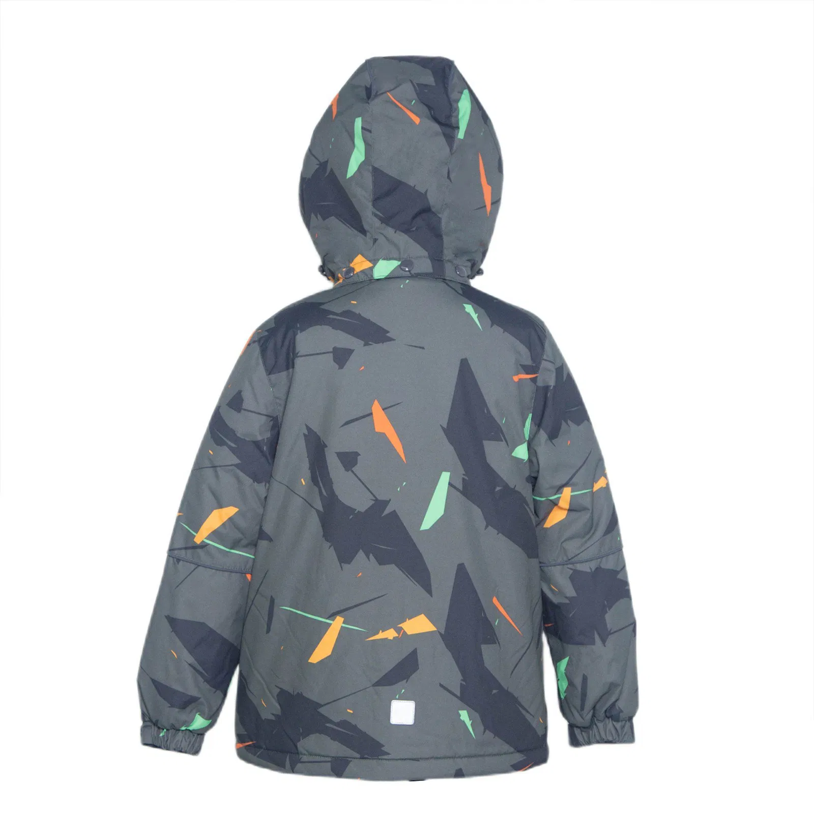 Sudadera para niños, chaqueta impresa cálida de invierno, impermeable y a la moda, abrigo infantil