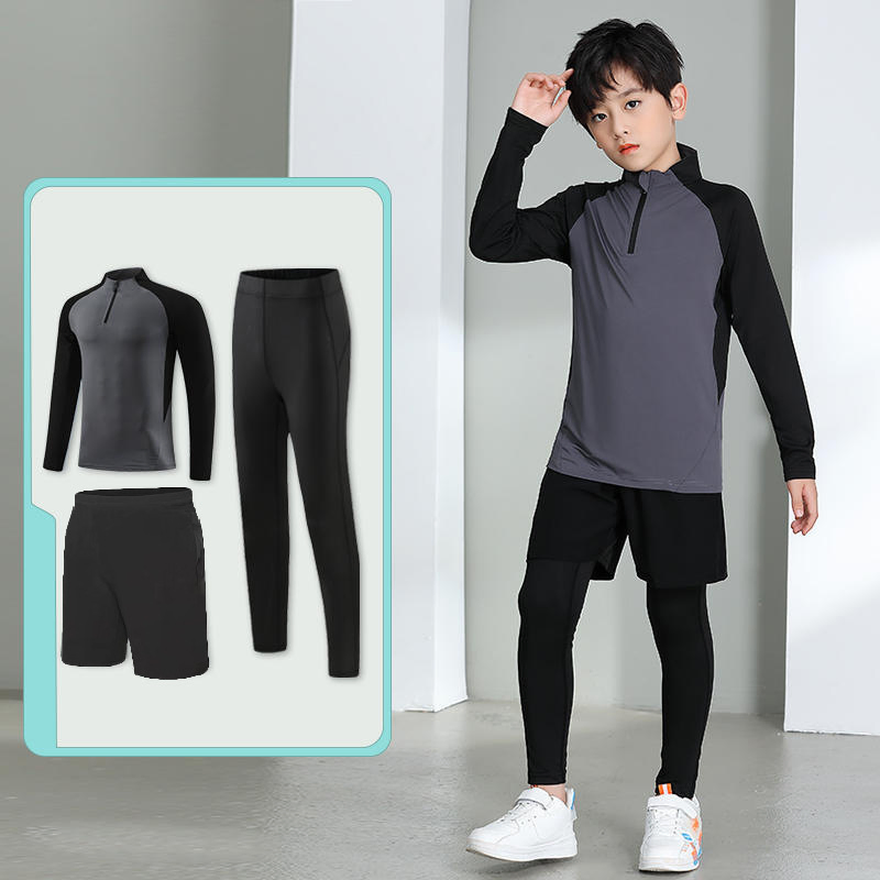 Emblema para chándal de forro polar para mujeres, yoga, chándales de poliéster para hombres, conjunto para niños, tela de compresión completa, ropa deportiva de gimnasio