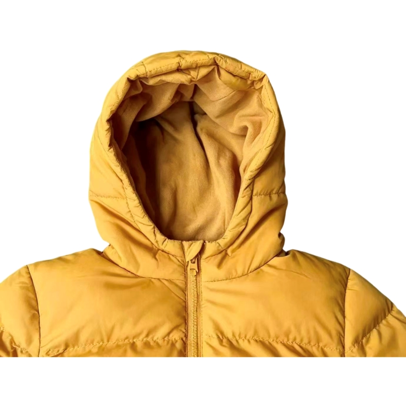 Chaqueta con capucha ligera para invierno, a prueba de viento, ropa infantil al por mayor, prendas exteriores para comercio exterior