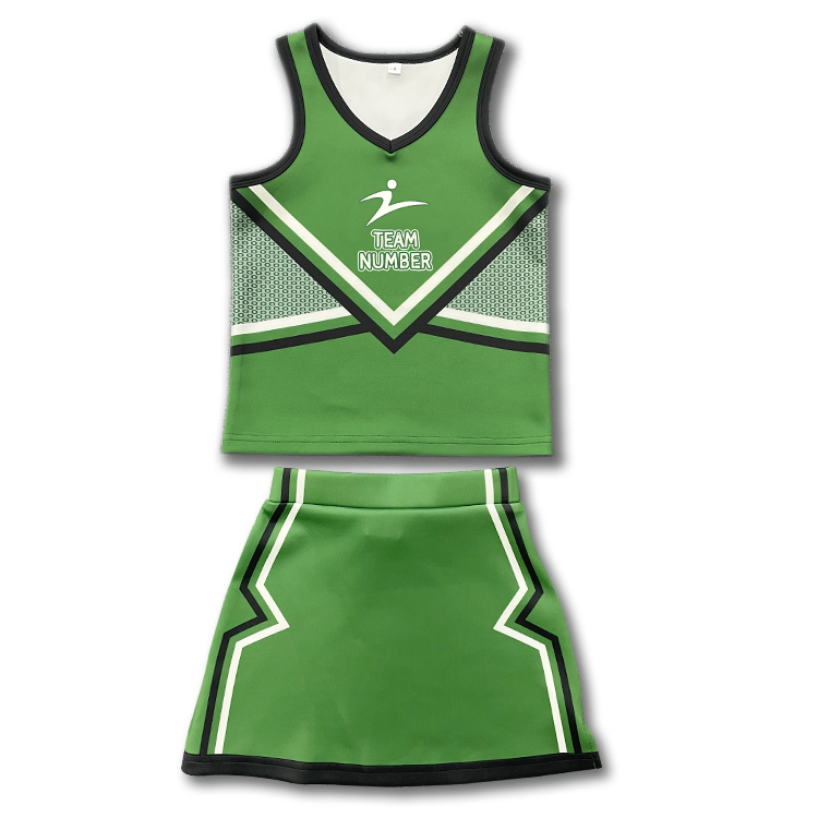 Uniformes de práctica personalizados para el equipo de baile femenino, ropa de animación sublimada
