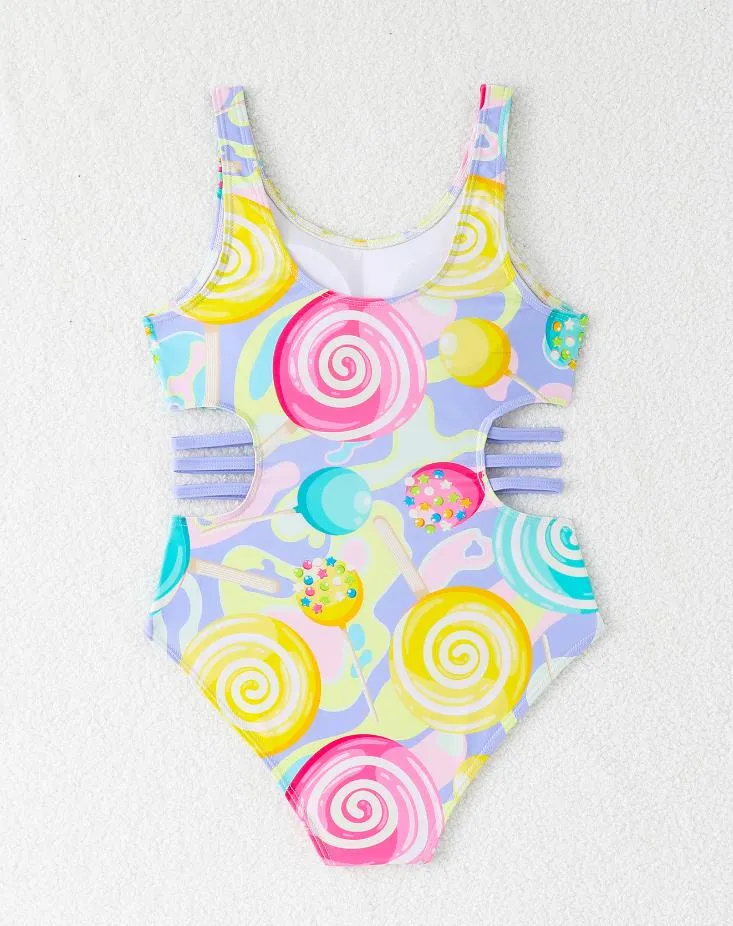 Nuevo traje de baño de una pieza para niños