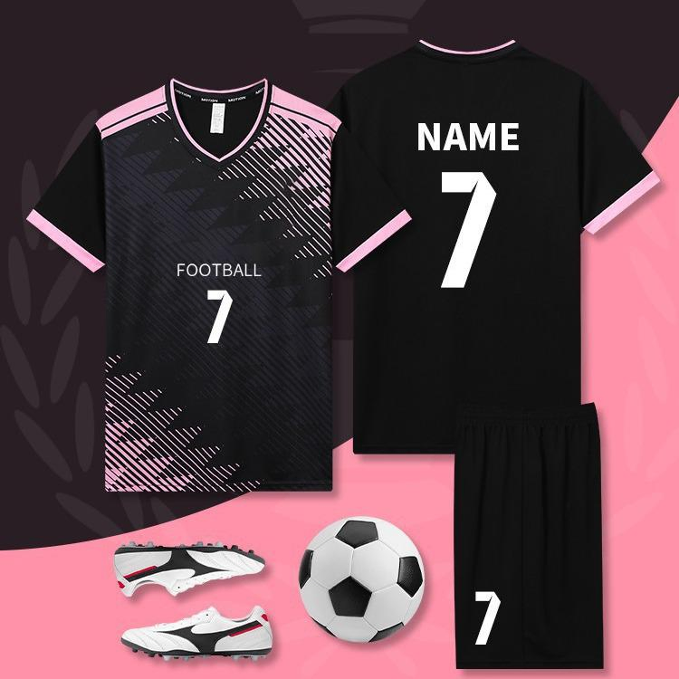 Conjunto de fútbol al por mayor para hombres, uniforme de entrenamiento para equipos, personalizado para adultos y niños, camiseta deportiva de secado rápido
