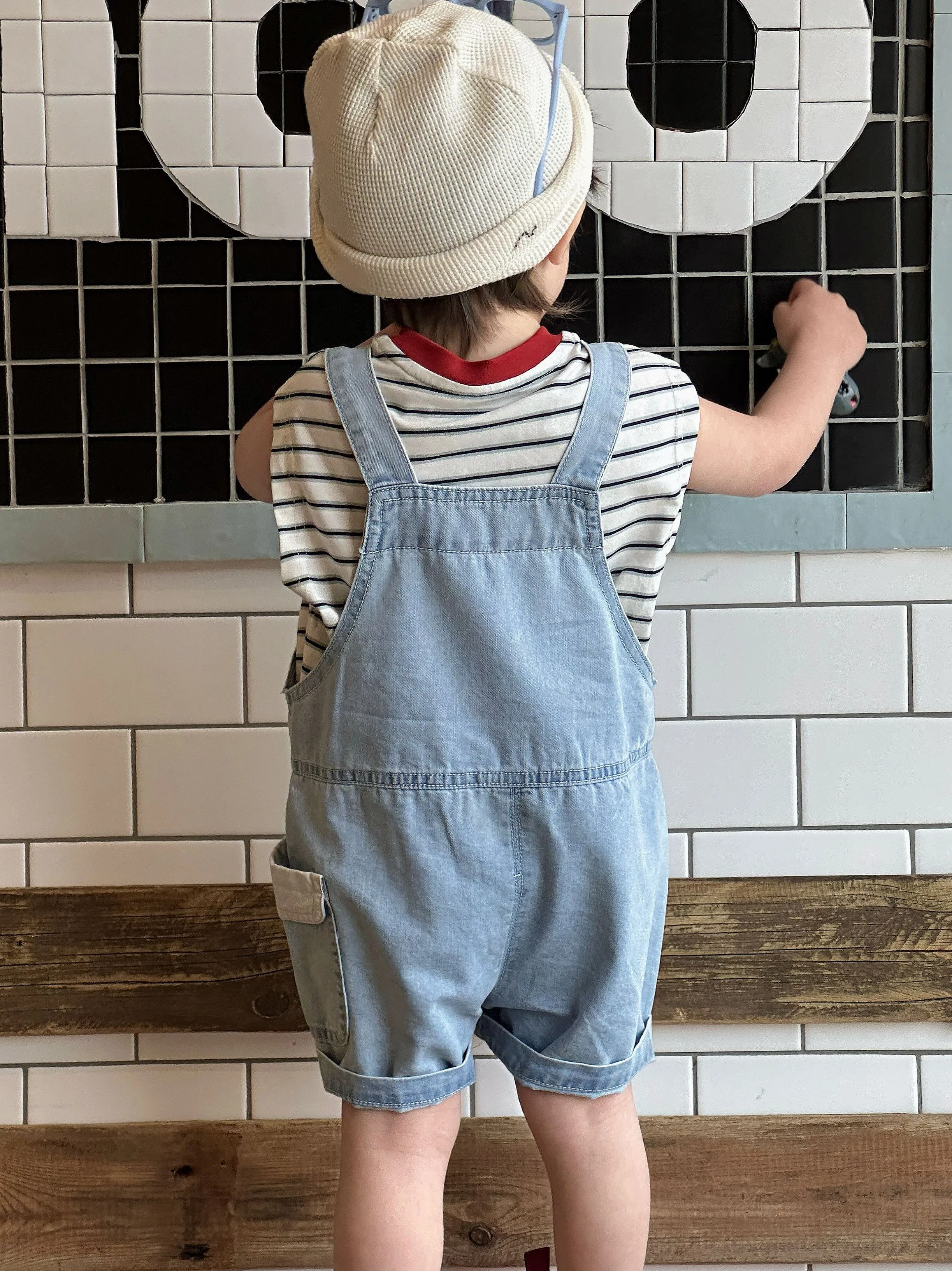 Ropa elegante para niños para conjuntos de verano con camiseta y pantalones