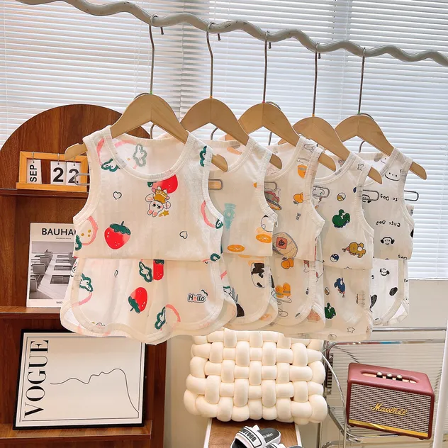 Ropa infantil ligera de verano hecha a medida en algodón 100% de clase A en varios colores para recién nacidos