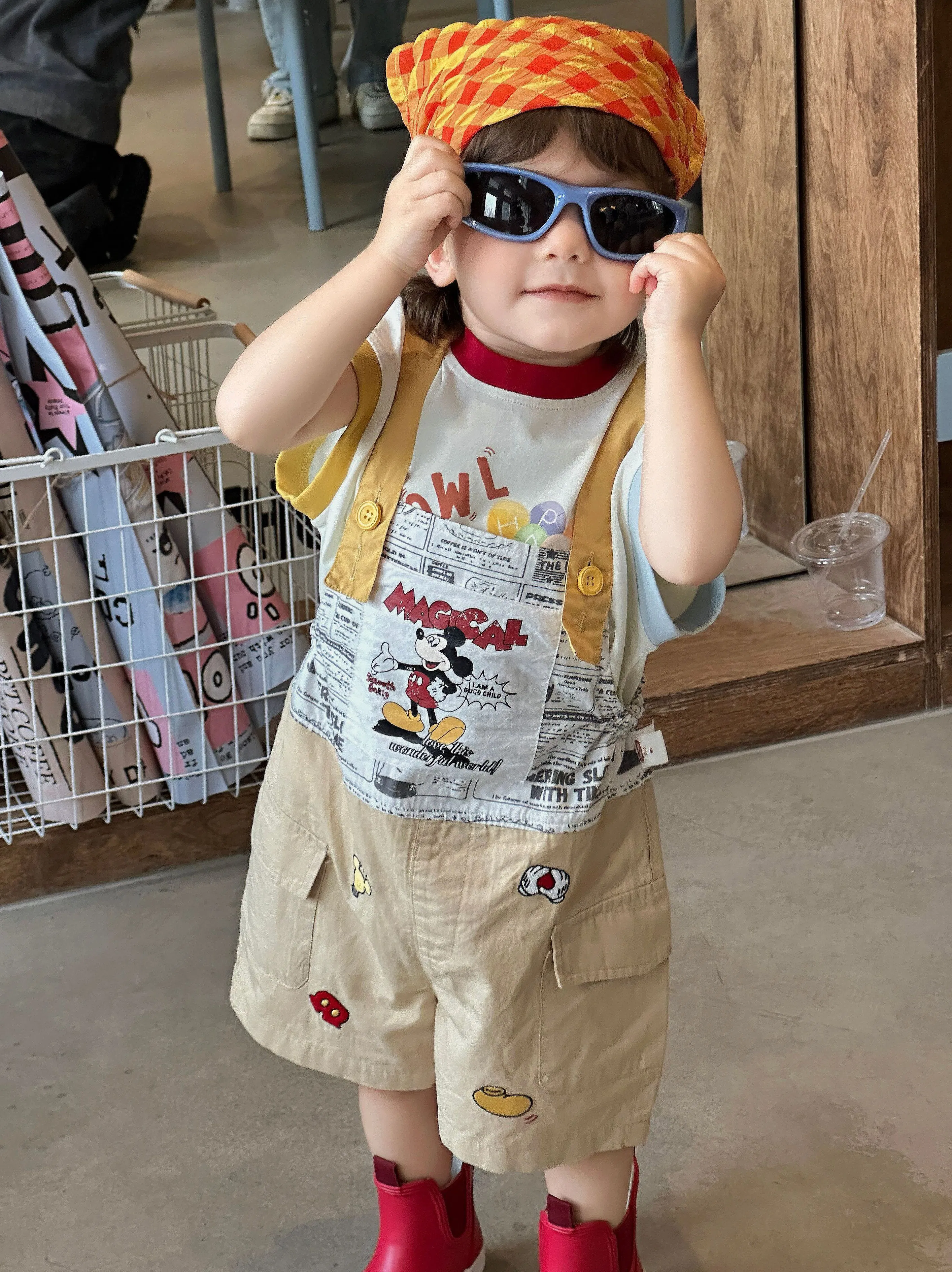 Conjuntos de ropa de verano para niños con pantalones cortos