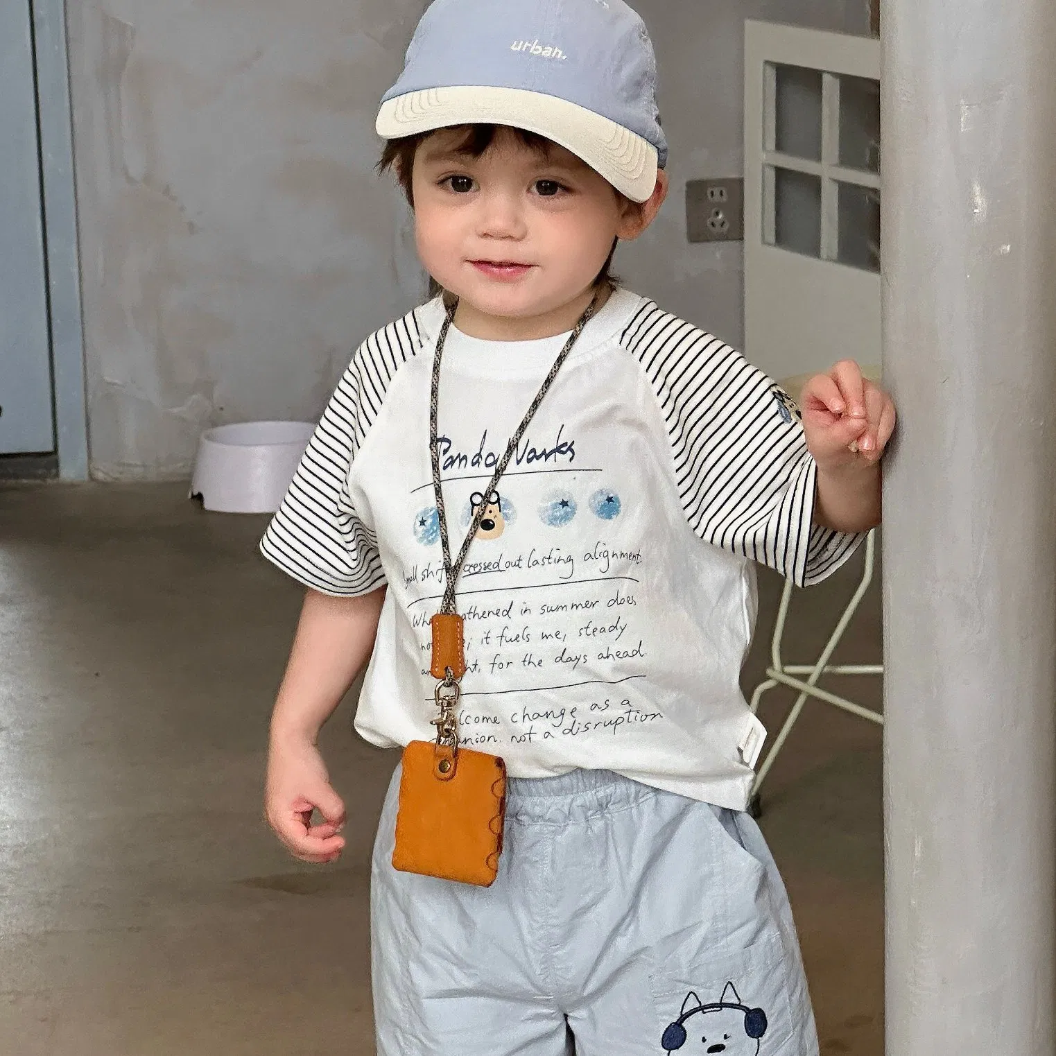 Ropa de verano para niños con camiseta y pantalones cortos