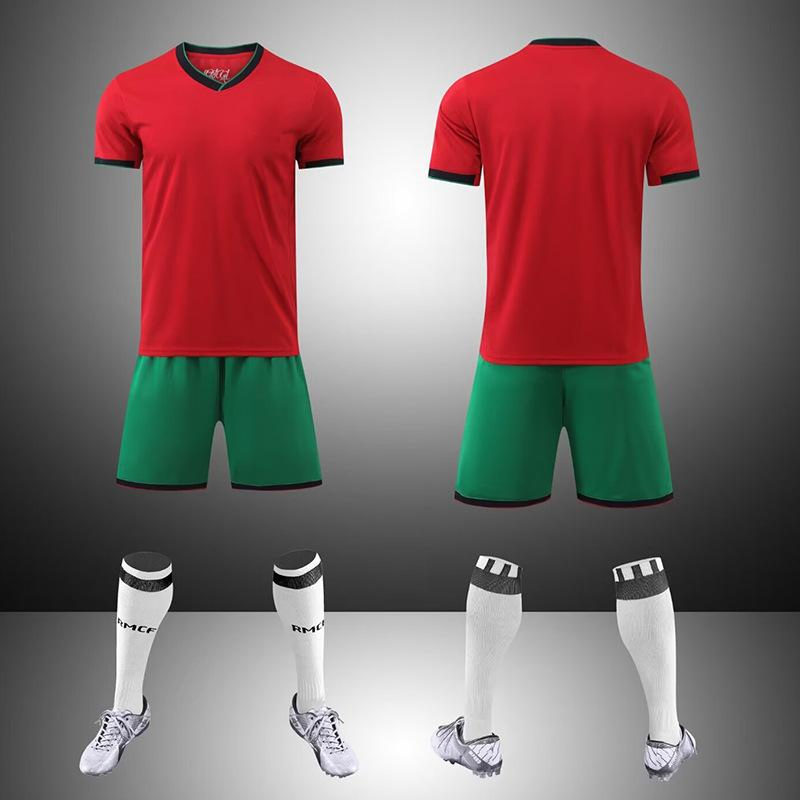 Impresión personalizada por sublimación de tinte, ropa de fútbol rápida para hombres, entrenamiento de equipo, ropa de fútbol en blanco, personalizada, hecha en China