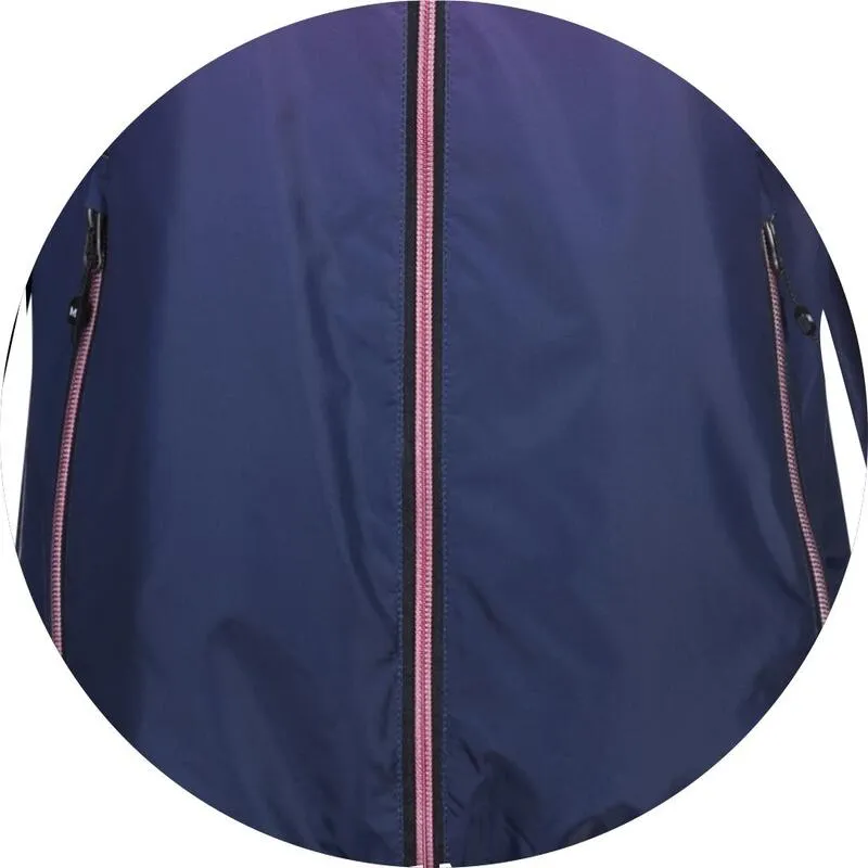 Chaqueta de tela de poliéster completamente mate con estampado para adolescentes con recubrimiento de PU