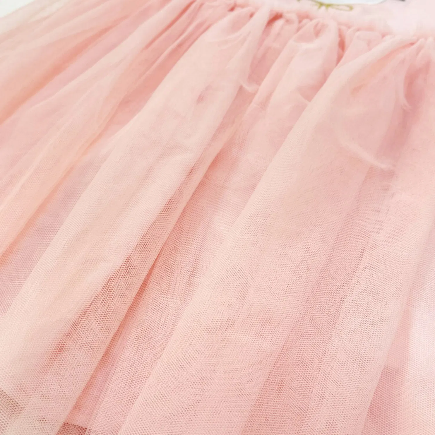 Vestido de tul de manga corta para niñas estilo europeo y americano vestido casual de patchwork para niños pijamas