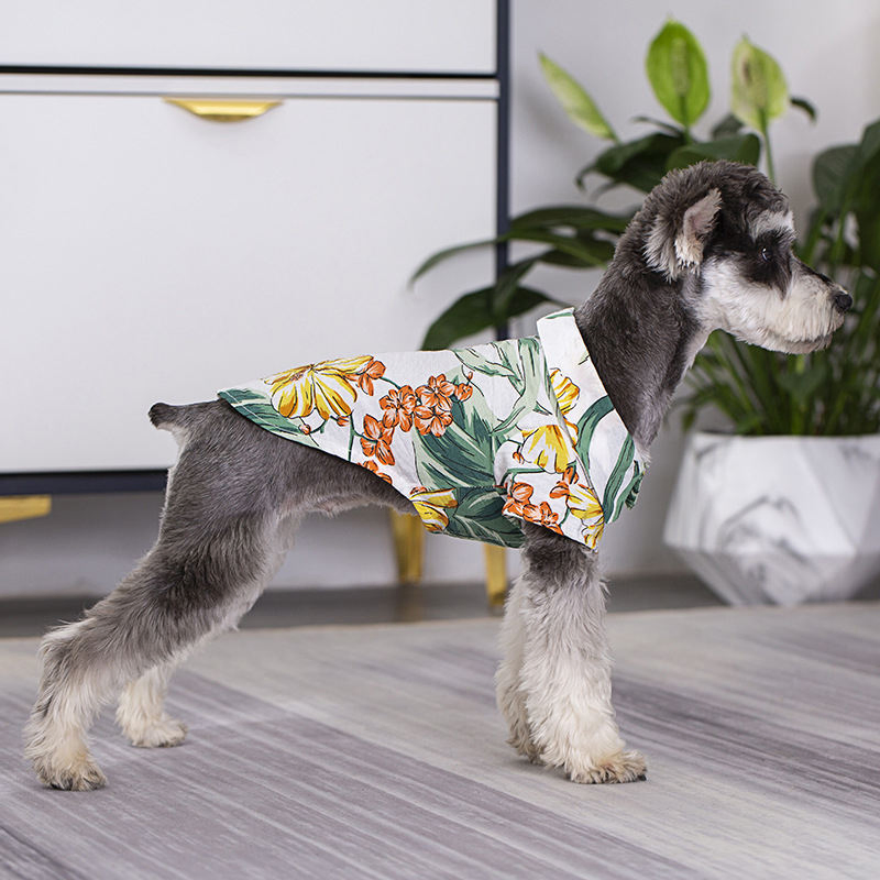 Dueño y Mascota Atuendo Playero Casual para Mascotas Camiseta Hombre Perro Padre Hijo Ropa Xs-8XL Ropa para Cachorro Perro Grande