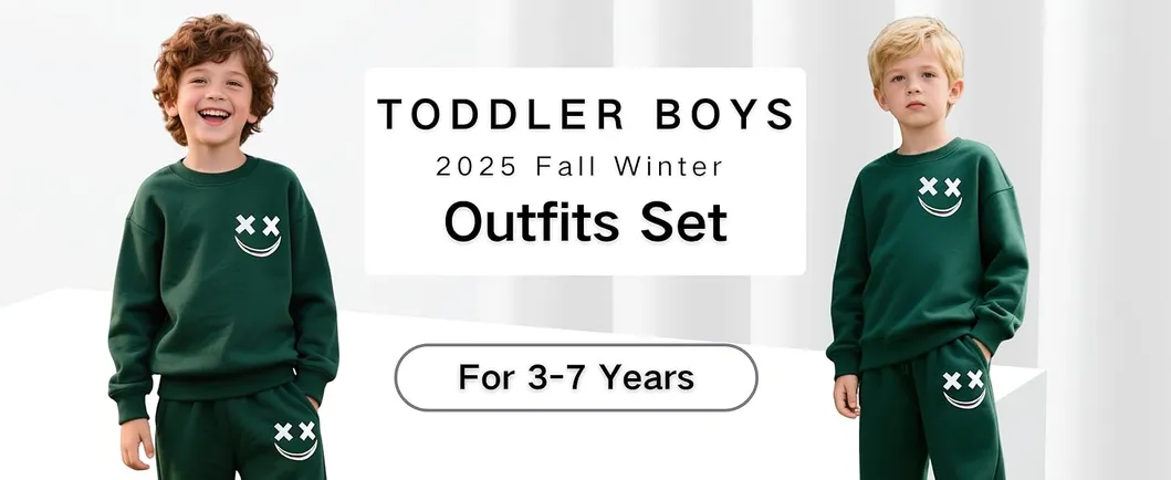 Tamaño 3-12 Años Ropa para Niños Pequeños Sudadera de Manga Larga y Pantalones 2PCS Conjuntos de Ropa Casual para Niños en Otoño
