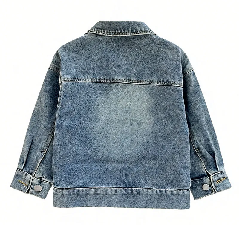 Chaqueta de mezclilla retro infantil