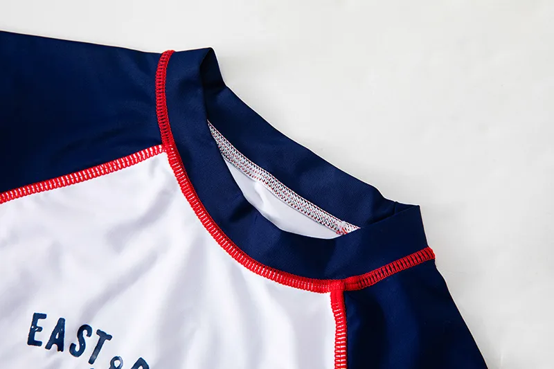 Conjunto de tres piezas para niños Upf50 Traje de baño UV Ropa de playa para niños