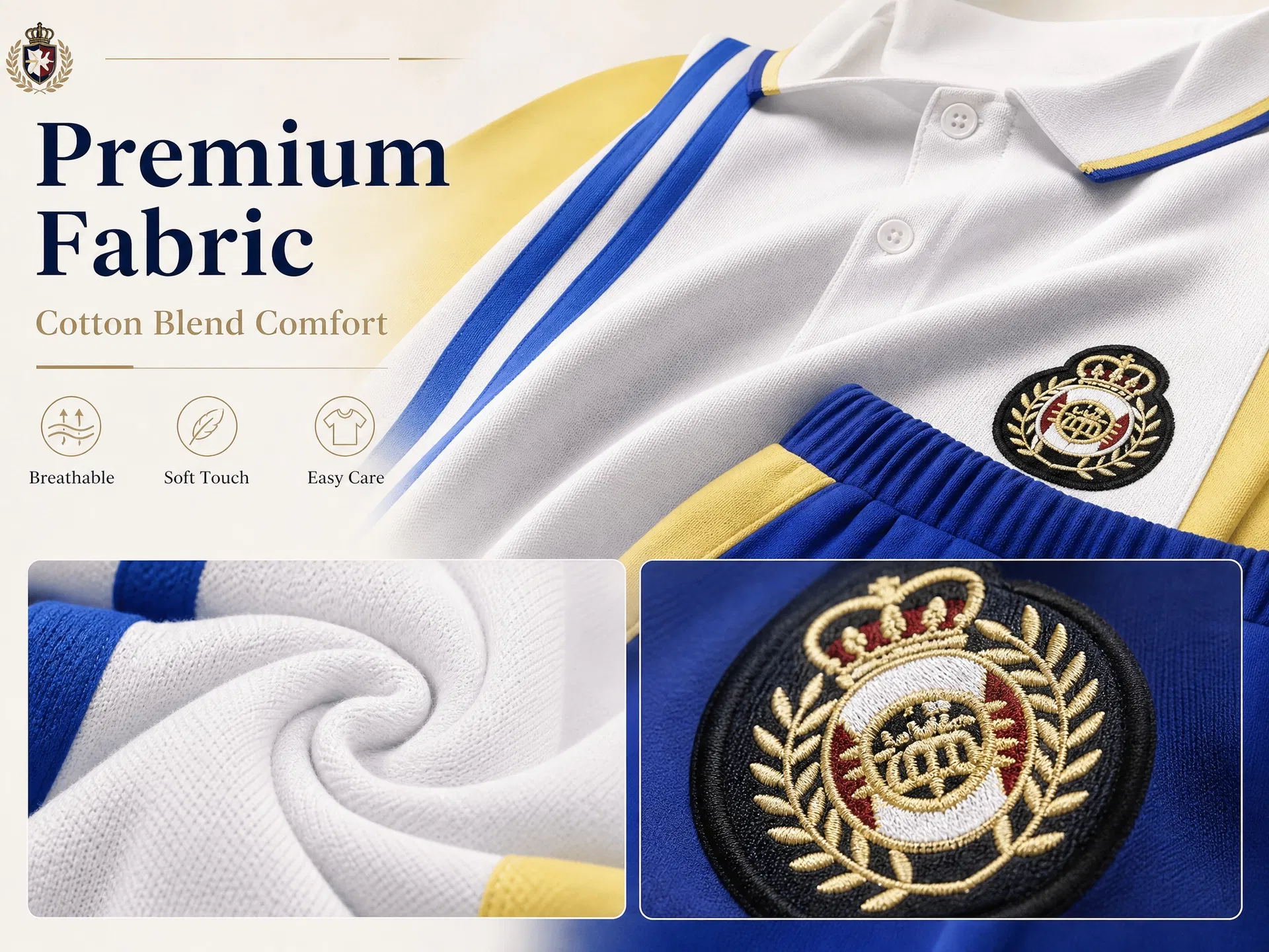 Conjuntos de calidad diseñados para niños y niñas, uniforme escolar