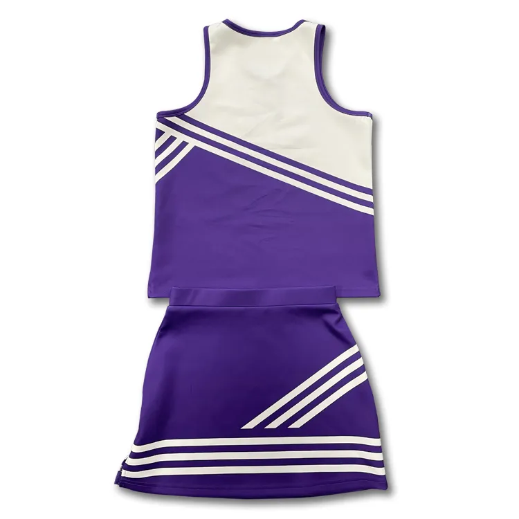 Uniformes de práctica personalizados para el equipo de baile femenino, ropa de animación sublimada