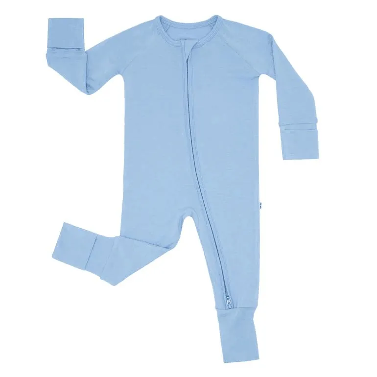 Fábrica de Etiqueta Privada Hecha a Medida Mono con Cremallera Juguetón 95% Ropa Infantil de Viscosa de Bambú