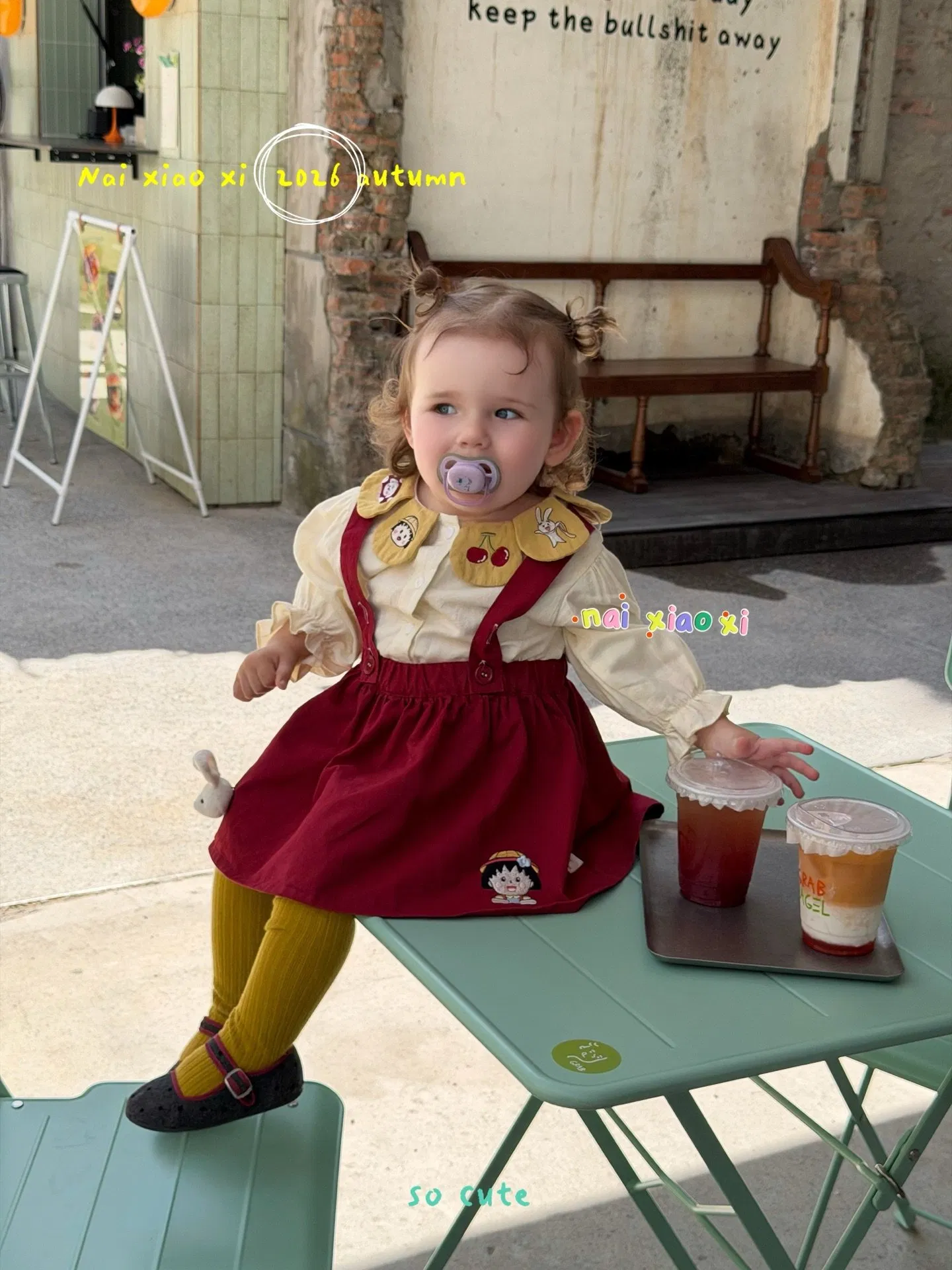 Vestido de fiesta para niña con falda de tirantes para bebés