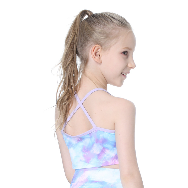 Ropa de entrenamiento lujosa para niños y padres, tela cómoda y transpirable para bebés, conjunto de yoga, ropa deportiva para fitness, danza y tenis para niñas