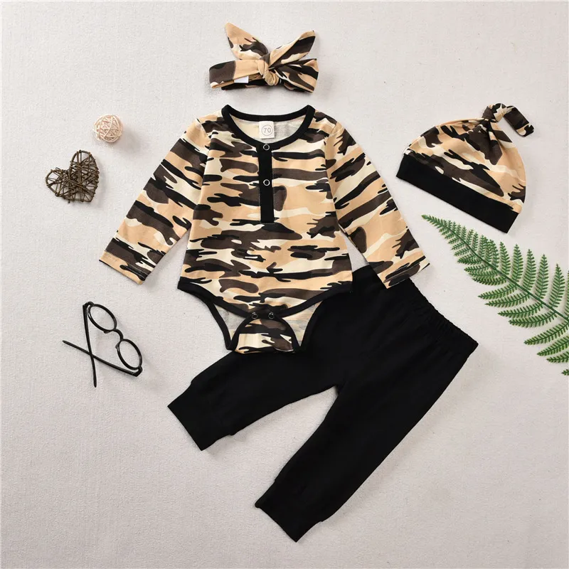 Conjunto de Ropa de Niña Bebé Recién Nacida con Pantalones y Volantes, Ropa Bonita para Bebés