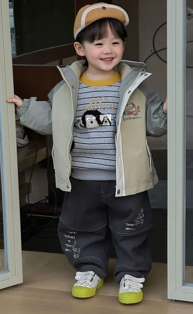 Chaqueta Infantil de Primavera y Otoño