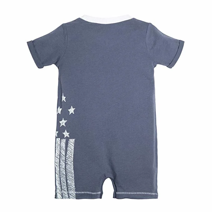 Mono para bebé, ropa infantil de manga corta, prenda de una sola pieza, 100% ropa orgánica de algodón para niños
